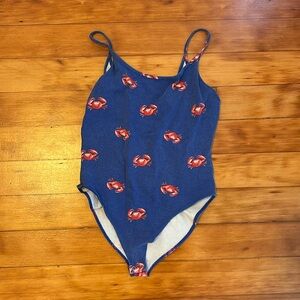 Forever 21 crab body suit tank top with snaps